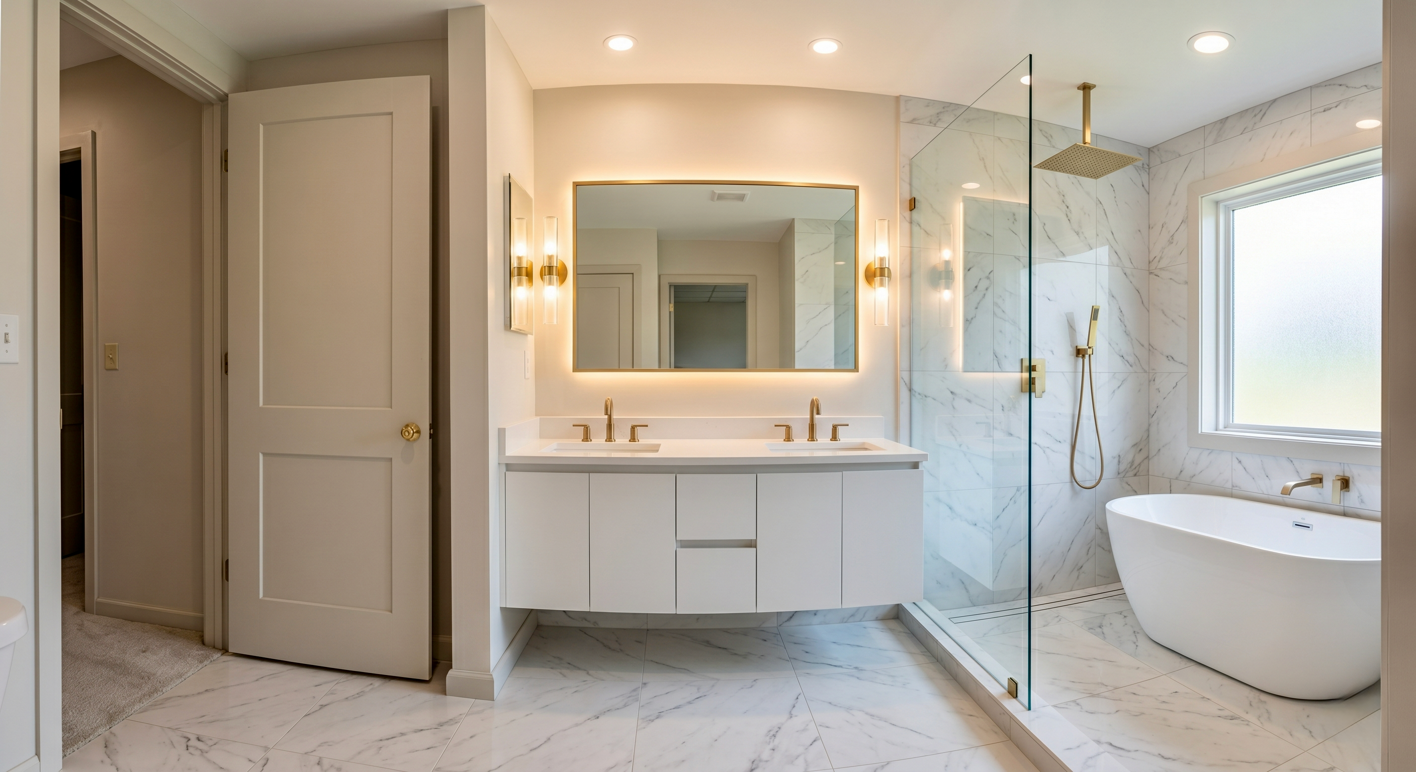 Luxury bathroom renovation in Fort Lauderdale Florida