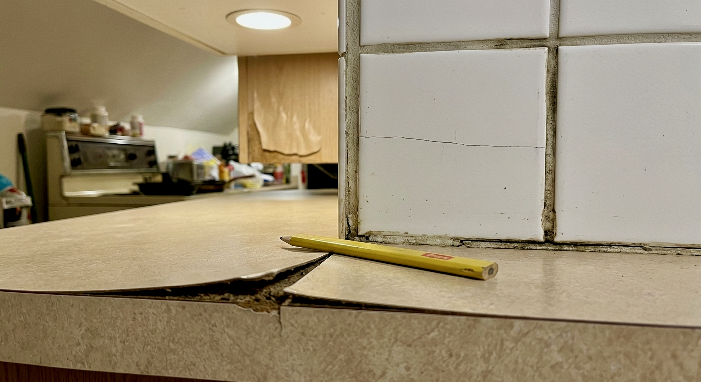 Outdated Florida home kitchen ready for renovation